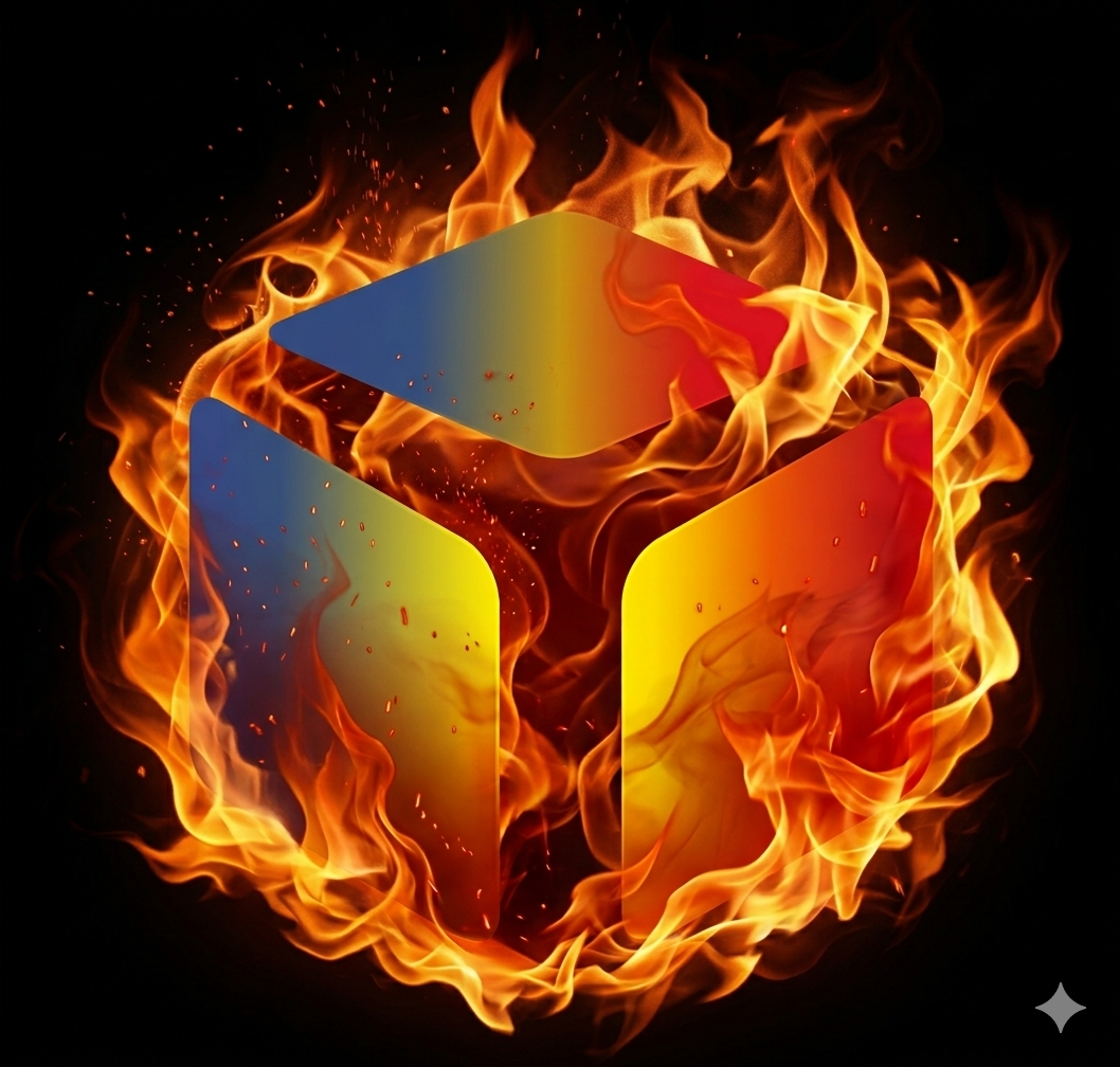 Logo en fuego